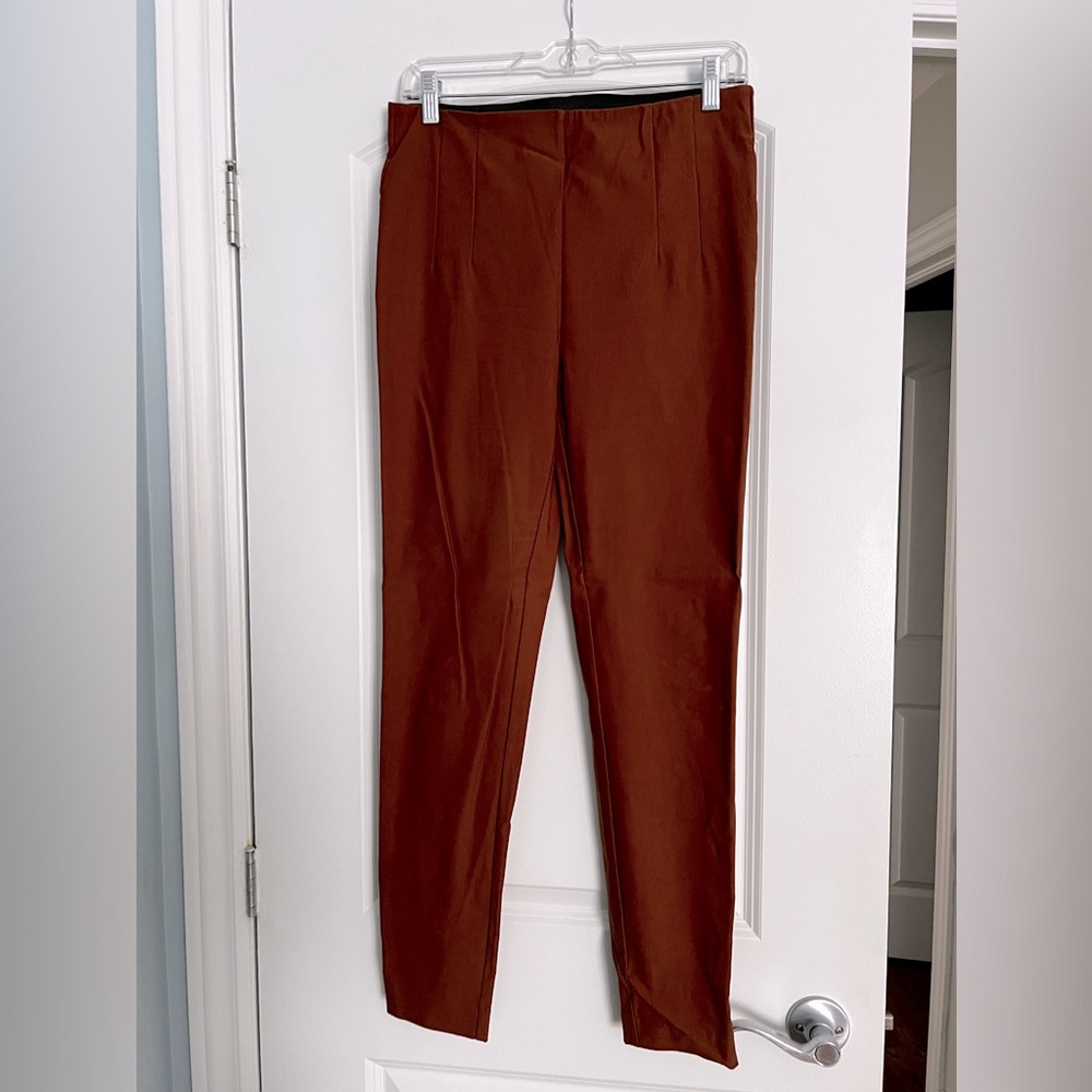 Ankle lenght skinny sienna brown pants